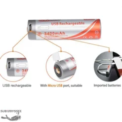 D530V Phare 1300Lumen Pour La Photo / Video - Orca Torch -Vitesse et Profondeur d530v phare 1300lumen pour la photo video orca torch 3