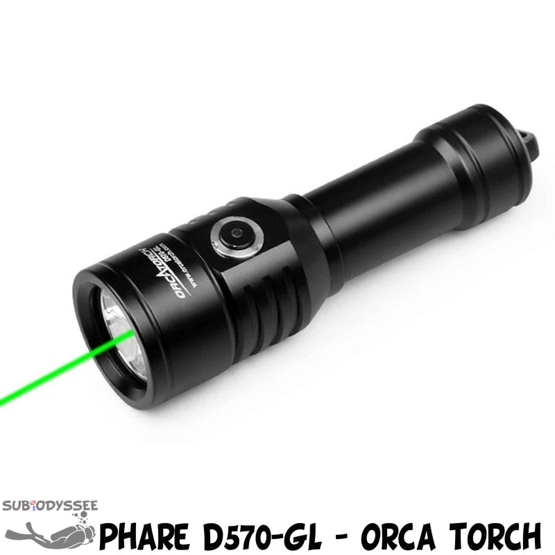 D570GL Phare 100Lumen + Pointeur Laser - Orca Torch 1 D570GL Phare 100Lumen + Pointeur Laser - Orca Torch