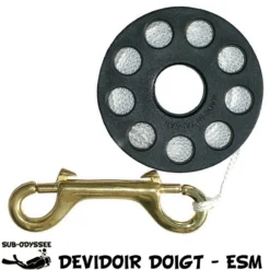 Dévidoir à Doigt BLANC Pour Parachute Palier - Finger Spool 20, 30 Ou 50m -Vitesse et Profondeur devidoir a doigt blanc pour parachute palier finger spool 20 30 ou 50m 2