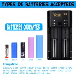 Chargeur Double Batterie C03 - Divepro -Vitesse et Profondeur divepro chargeur phare plongee double batterie pas cher sub odyssee lyon 2