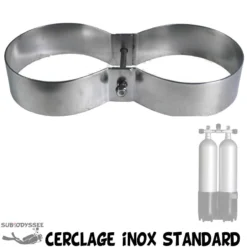 Cerclage Inox Standard Pour Bi-Bouteille Inox Largeur : 50mm
