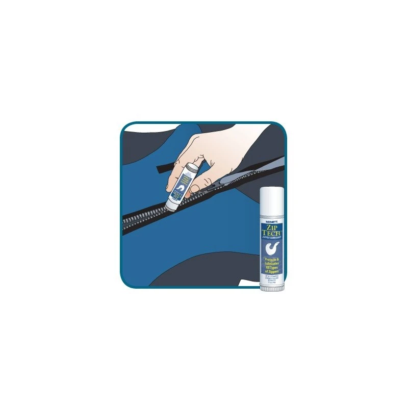 Lubrifiant ZIP TECH Pour Fermetures éclair - Mac NETT 2 Lubrifiant ZIP TECH Pour Fermetures éclair - Mac NETT – Image 2