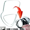 Verre Correcteur X-VISION Avant 2014 Positif (+1.5 à +3.0) - Mares