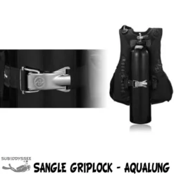 Sangle De Bouteille GRIPLOCK WRAPTURE Pour Stab Axiom / Axiom I3 - AQUALUNG -Vitesse et Profondeur sangle bouteille griplock wrapture pour stab axiom i3 aqualung 2