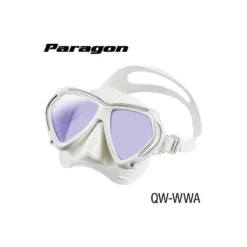 PARAGON Masque Silicone Blanc (M2001S) - Tusa -Vitesse et Profondeur tusa paragon masque de plongee silicone blanc pas cher sub odyssee 2
