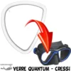 Verre Correcteur QUANTUM Négatif (-1.0 à -6.0) - Cressi